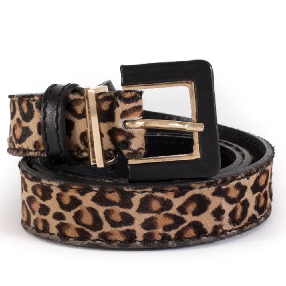LK Bennett Gena Leopard Print Belt